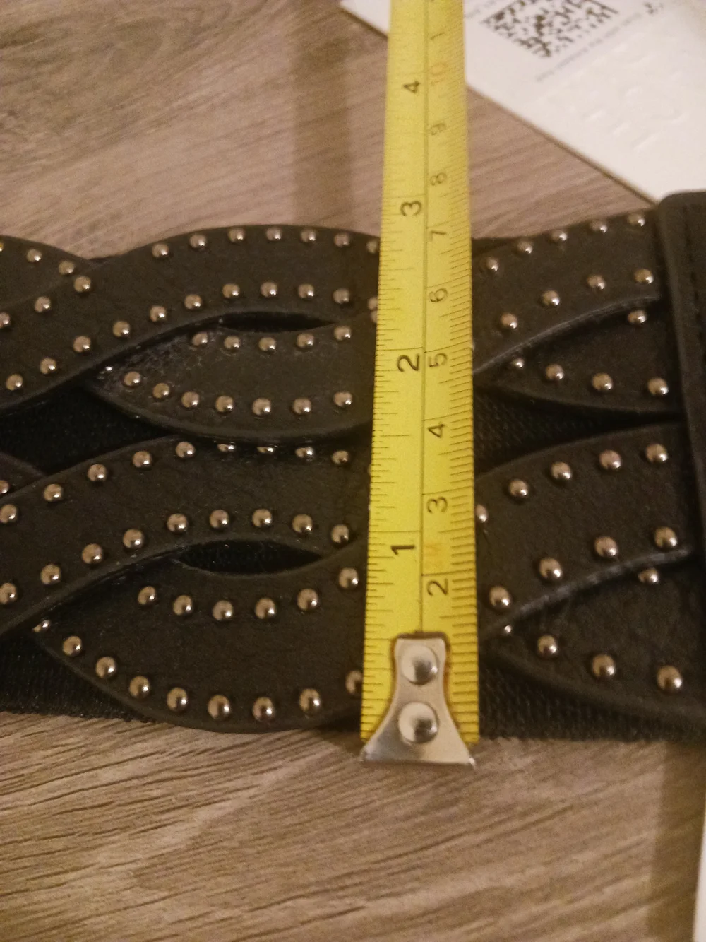 Grace Karin Black Decorative Wide Elastic Waist Belt